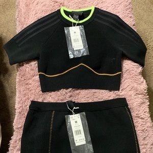 Ivy Park Knit Skirt and Crop Top New With Tags